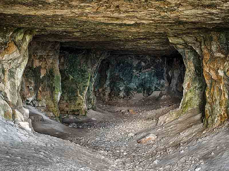 Limestone Mines in Mønsted, Denmark