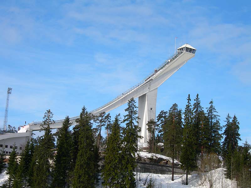 Holmenkollen ski jump in Oslo